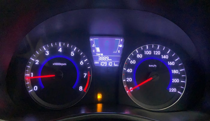 2017 Hyundai Verna 1.6 VTVT SX, Petrol, Manual, 1,09,091 km, Odometer Image