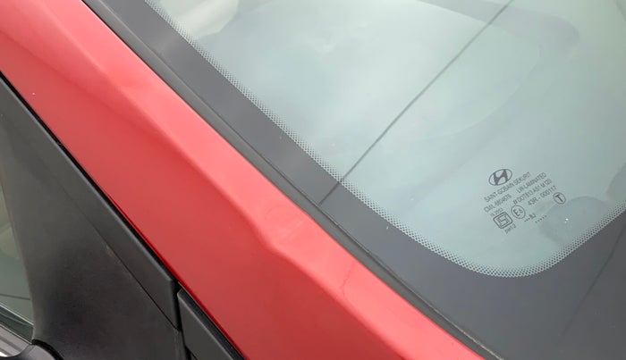 2019 Hyundai Grand i10 SPORTZ 1.2 KAPPA VTVT, CNG, Manual, 50,414 km, Right A pillar - Slightly dented