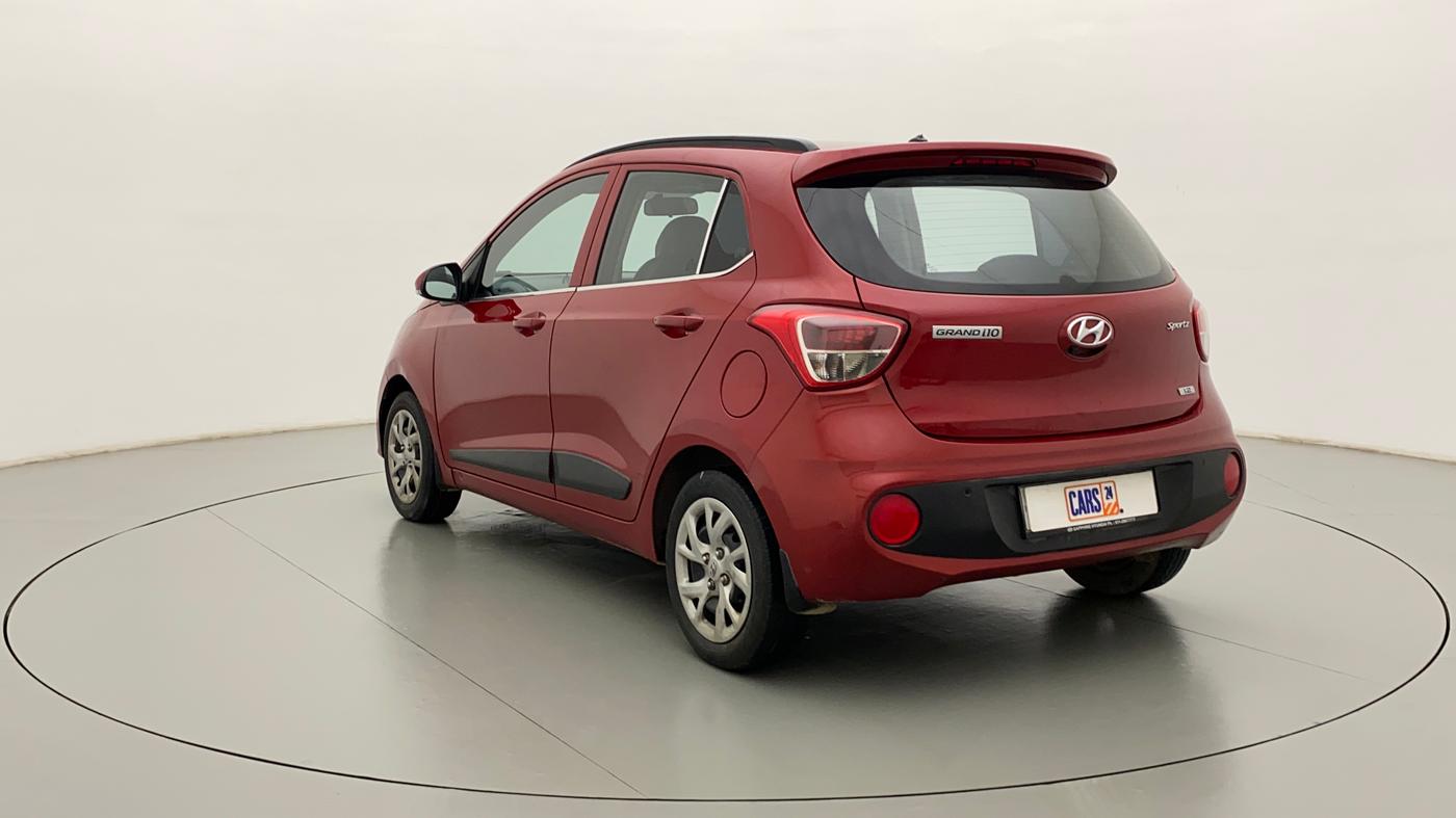 2019 Hyundai Grand i10 SPORTZ 1.2 KAPPA VTVT, CNG, Manual, 50,414 km, Left Back Diagonal