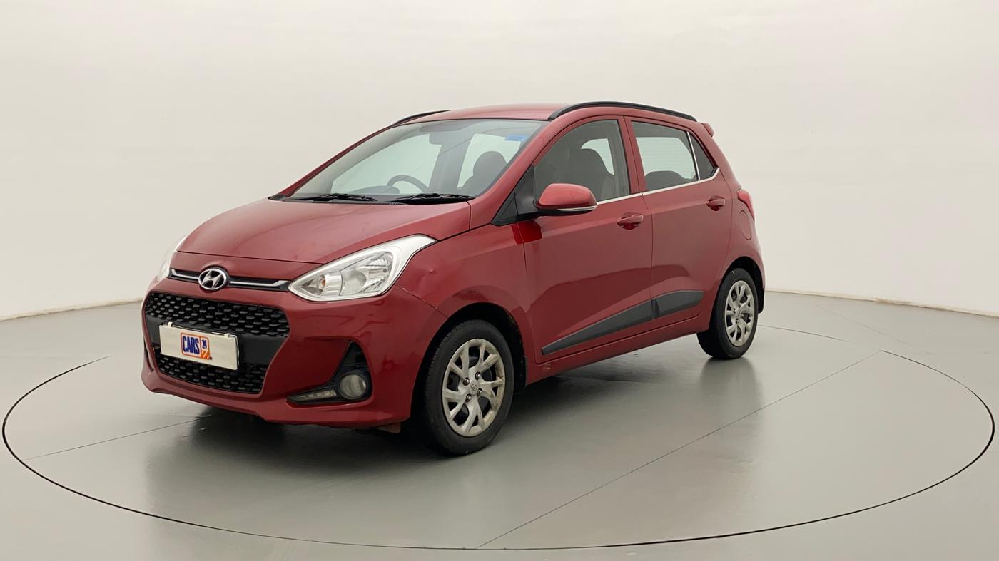 2019 Hyundai Grand i10 SPORTZ 1.2 KAPPA VTVT, CNG, Manual, 50,414 km, Left Front Diagonal
