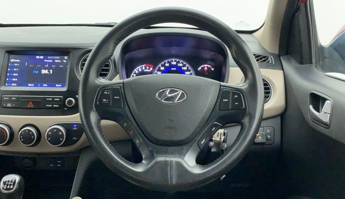 2019 Hyundai Grand i10 SPORTZ 1.2 KAPPA VTVT, CNG, Manual, 50,414 km, Steering Wheel Close Up