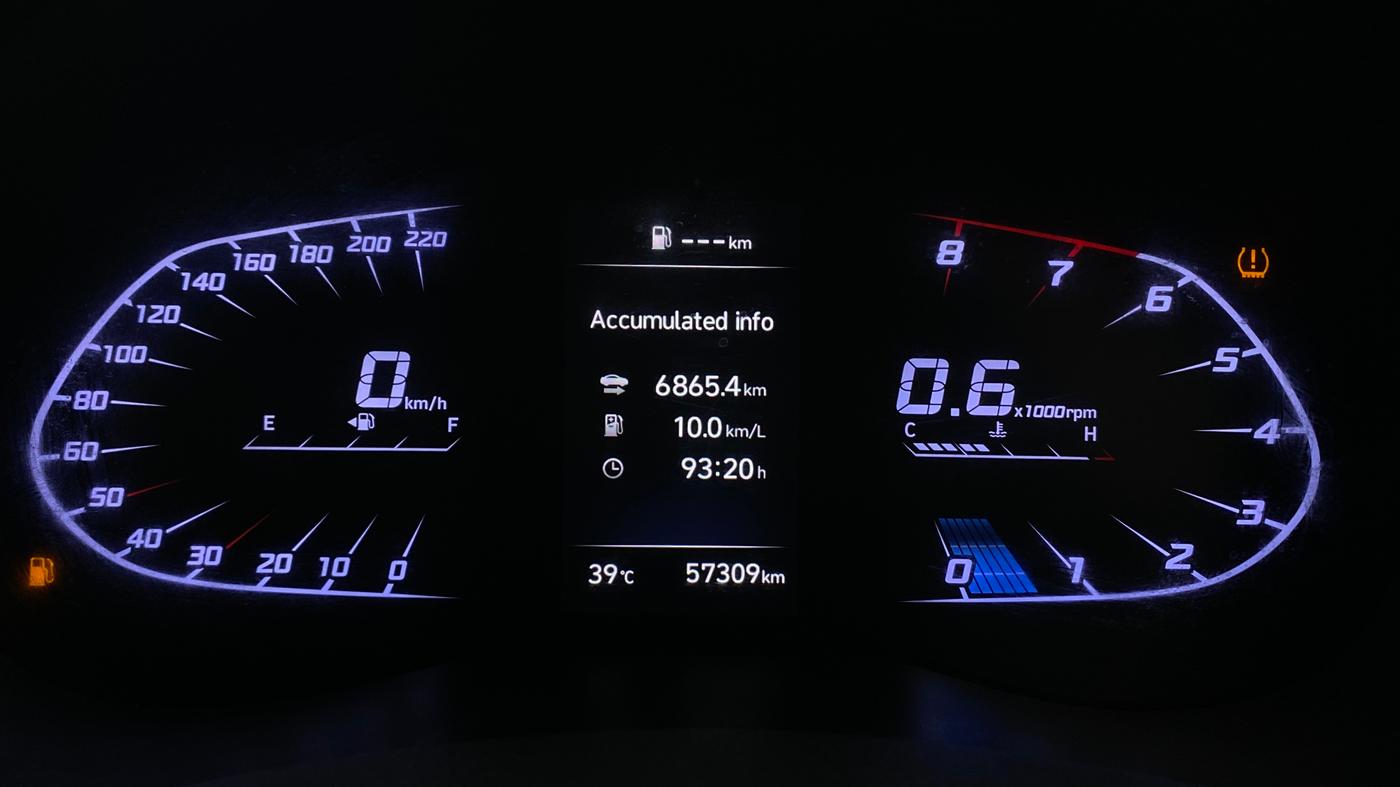 2021 Hyundai Verna SX (O)1.5 VTVT, Petrol, Manual, 57,306 km, Odometer Image