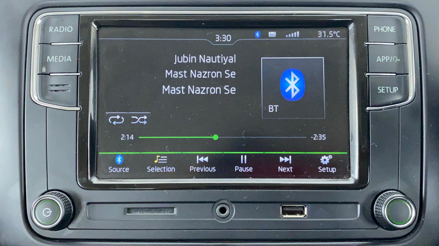 2021 Skoda Rapid 1.0 AMBITION TSI AT, Petrol, Automatic, 5,528 km, Infotainment System