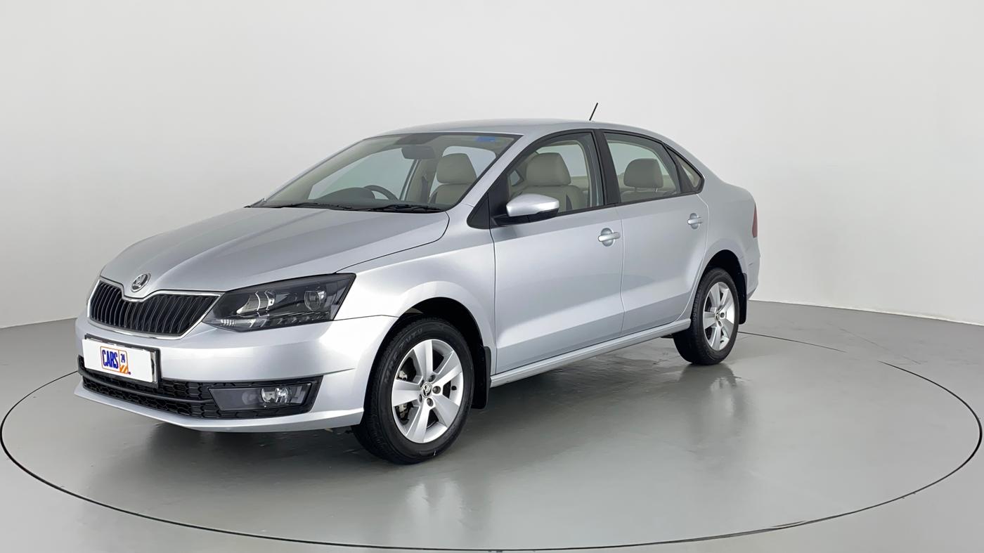 2021 Skoda Rapid 1.0 AMBITION TSI AT, Petrol, Automatic, 5,528 km, Left Front Diagonal