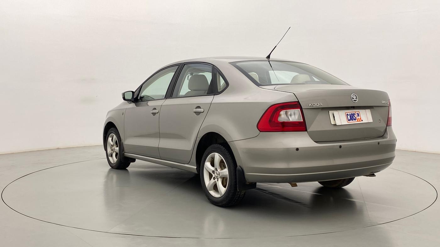2014 Skoda Rapid ELEGANCE 1.6 MPFI MT, Petrol, Manual, 53,750 km, Left Back Diagonal