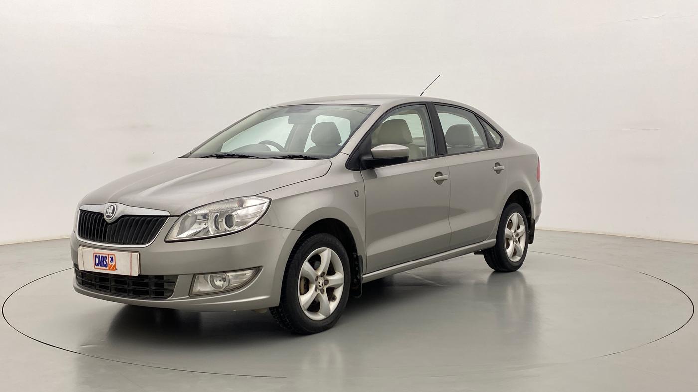 2014 Skoda Rapid ELEGANCE 1.6 MPFI MT, Petrol, Manual, 53,750 km, Left Front Diagonal