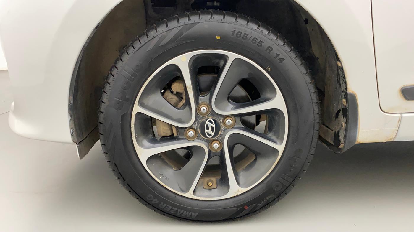 2017 Hyundai Grand i10 ASTA 1.2 KAPPA VTVT, Petrol, Manual, 25,498 km, Left Front Wheel