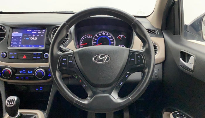2017 Hyundai Grand i10 ASTA 1.2 KAPPA VTVT, Petrol, Manual, 25,498 km, Steering Wheel Close Up