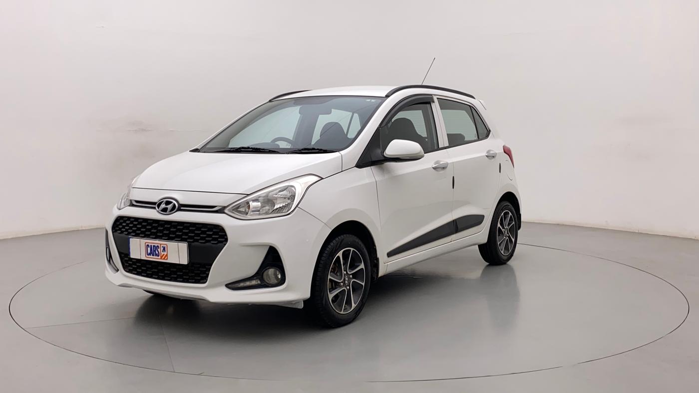 2017 Hyundai Grand i10 ASTA 1.2 KAPPA VTVT, Petrol, Manual, 25,498 km, Left Front Diagonal