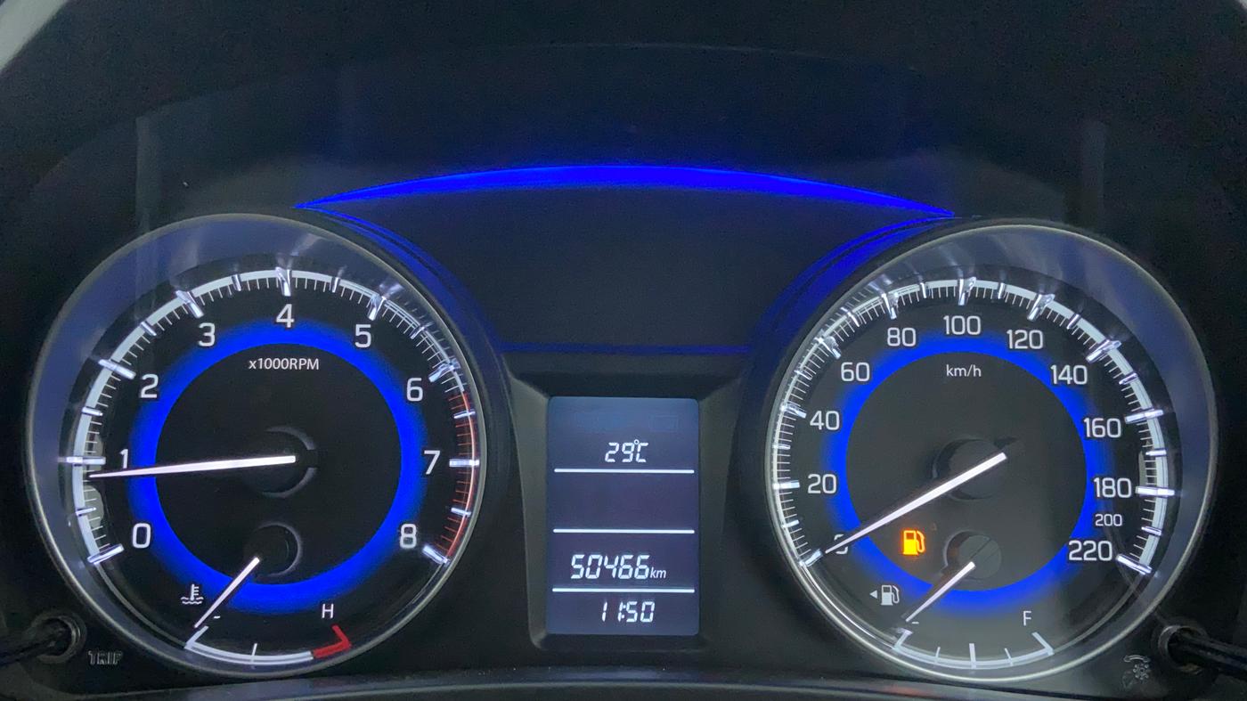 2018 Maruti Baleno DELTA PETROL 1.2, Petrol, Manual, 50,466 km, Odometer Image