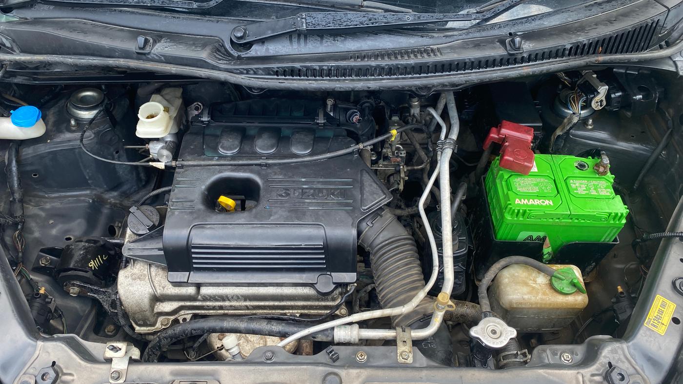 2015 Maruti Wagon R 1.0 VXI, Petrol, Manual, 98,086 km, Engine View