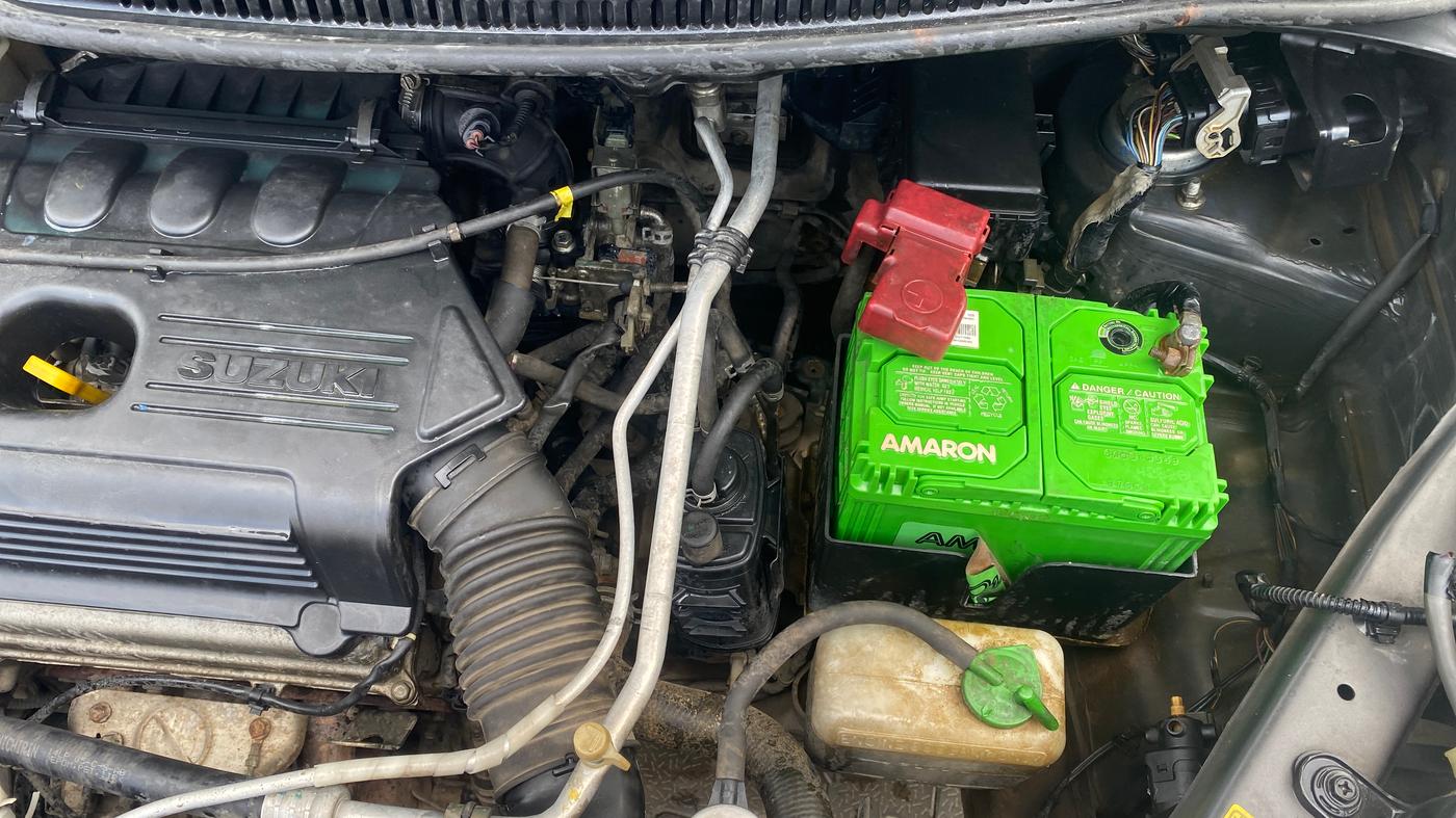 2015 Maruti Wagon R 1.0 VXI, Petrol, Manual, 98,086 km, Engine View - Left