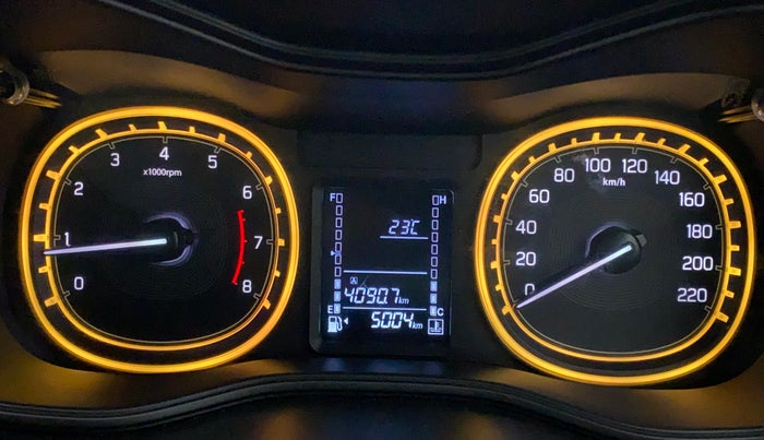 2021 Maruti Vitara Brezza ZXI +, Petrol, Manual, 5,061 km, Odometer Image