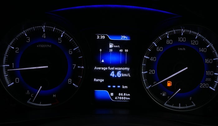 2018 Maruti Baleno ALPHA PETROL 1.2, Petrol, Manual, 47,656 km, Odometer Image