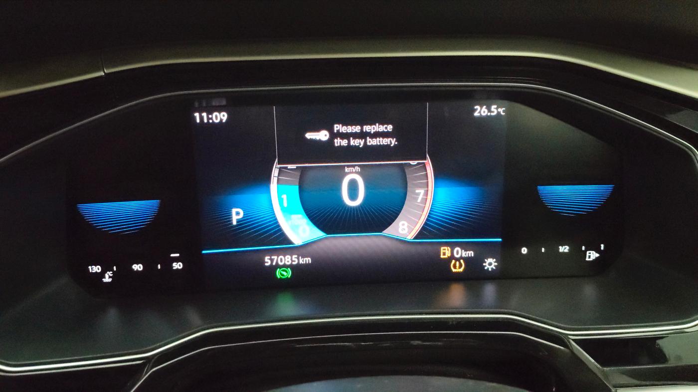 2023 Volkswagen VIRTUS TOPLINE TSI 1.0 AT, Petrol, Automatic, 57,056 km, Odometer Image