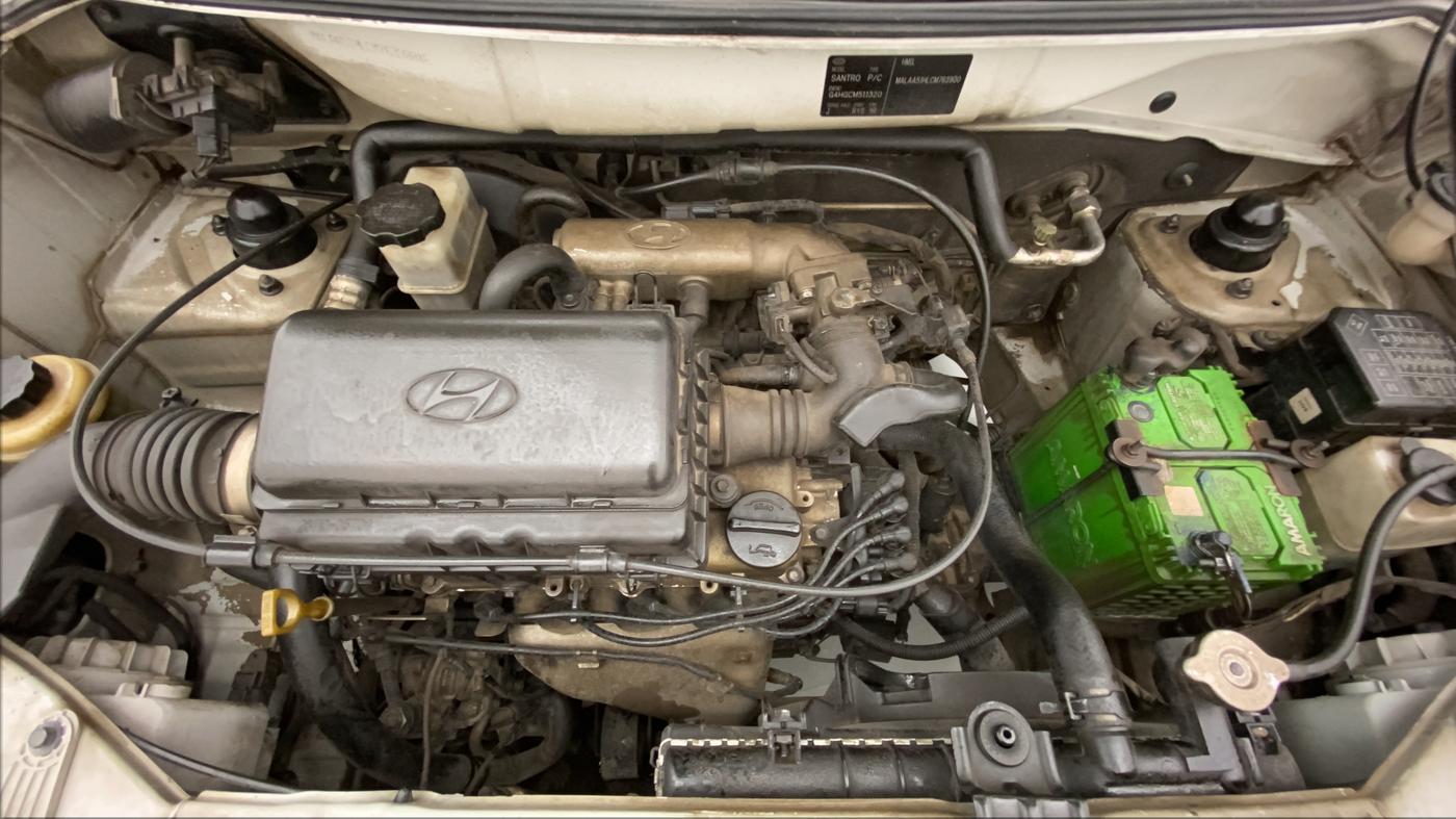 2012 Hyundai Santro Xing GLS, Petrol, Manual, 84,532 km, Open Bonet