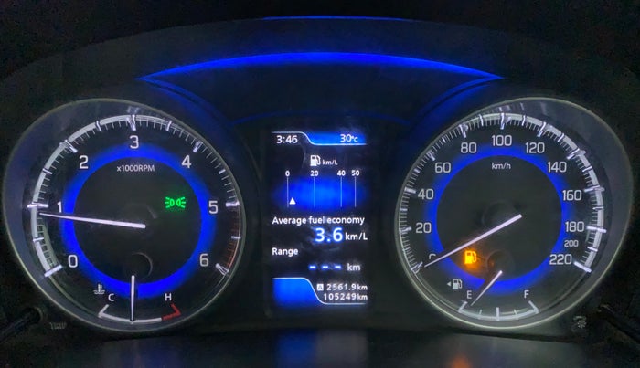 2016 Maruti Baleno ZETA DIESEL 1.3, Diesel, Manual, 1,05,249 km, Odometer Image