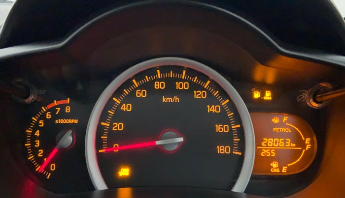 2016 Maruti Celerio VXI CNG D, CNG, Manual, 28,122 km, Odometer Image