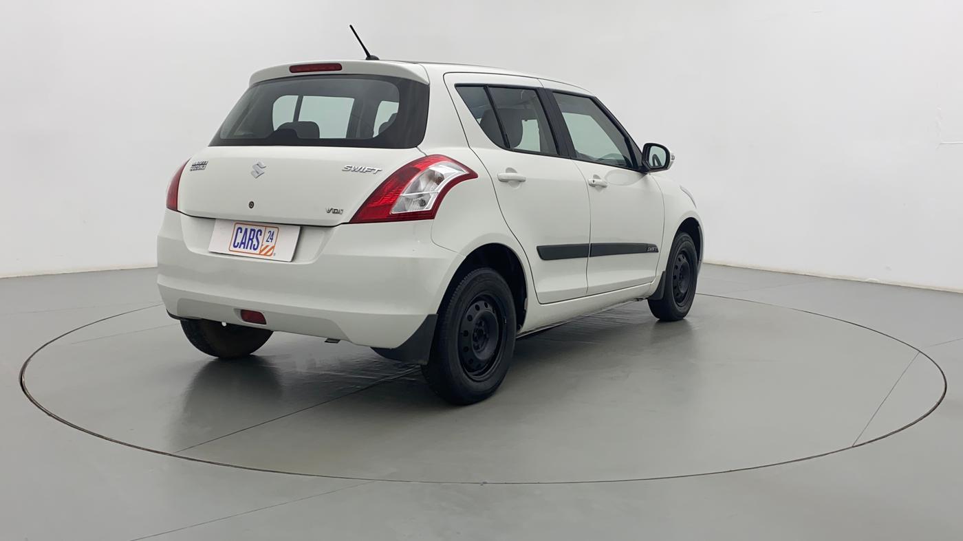 2017 Maruti Swift VDI ABS, Diesel, Manual, 77,826 km, Right Back Diagonal (45- Degree) View