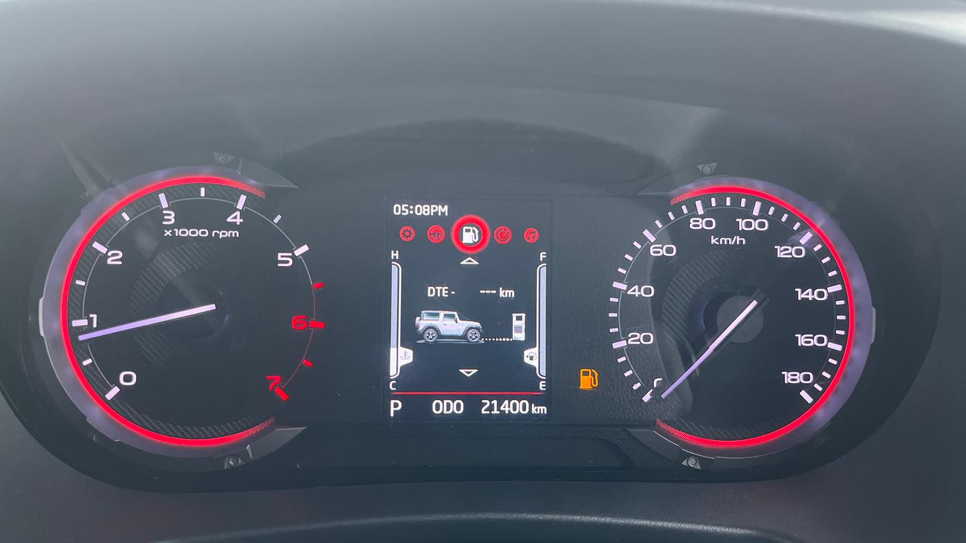 2023 Mahindra Thar LX P 2WD AT HT, Petrol, Automatic, 21,350 km, Odometer Image