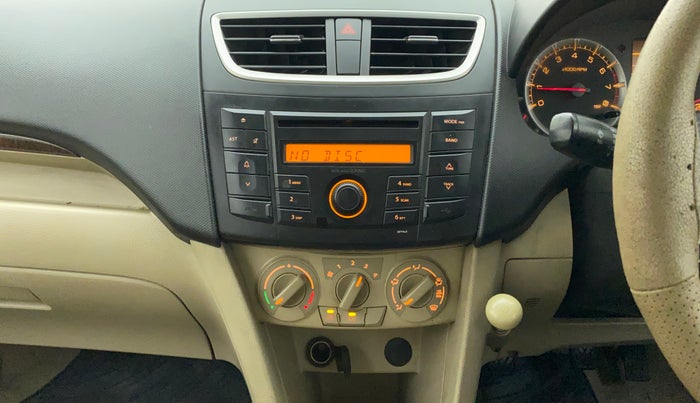 2013 Maruti Swift Dzire VXI, Petrol, Manual, 33,497 km, Air Conditioner