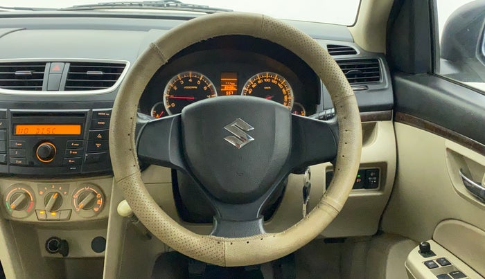 2013 Maruti Swift Dzire VXI, Petrol, Manual, 33,497 km, Steering Wheel Close Up