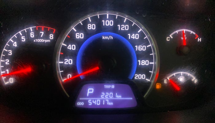 2016 Hyundai Grand i10 ASTA (O) AT 1.2 KAPPA VTVT, Petrol, Automatic, 54,008 km, Odometer Image