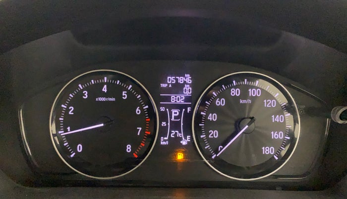 2020 Honda Amaze 1.2L I-VTEC VX CVT, Petrol, Automatic, 57,822 km, Odometer Image