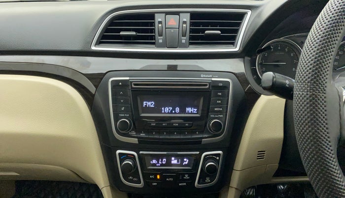 2017 Maruti Ciaz DELTA 1.4 MT PETROL, Petrol, Manual, 1,21,790 km, Air Conditioner
