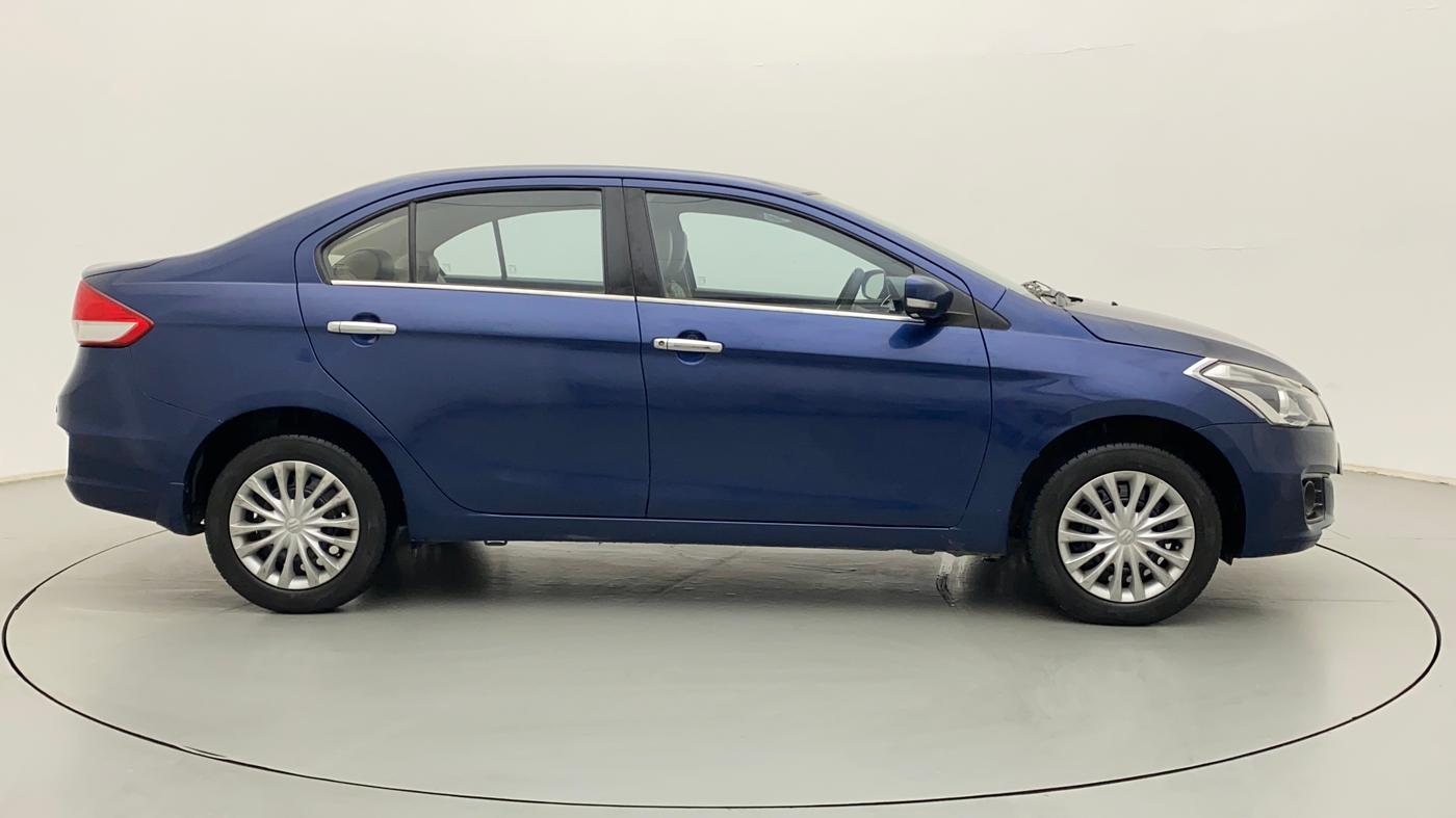 2017 Maruti Ciaz DELTA 1.4 MT PETROL, Petrol, Manual, 1,21,790 km, Right Side View