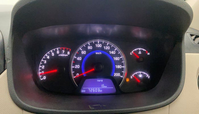 2016 Hyundai Grand i10 MAGNA 1.2 KAPPA VTVT, Petrol, Manual, 72,599 km, Odometer Image