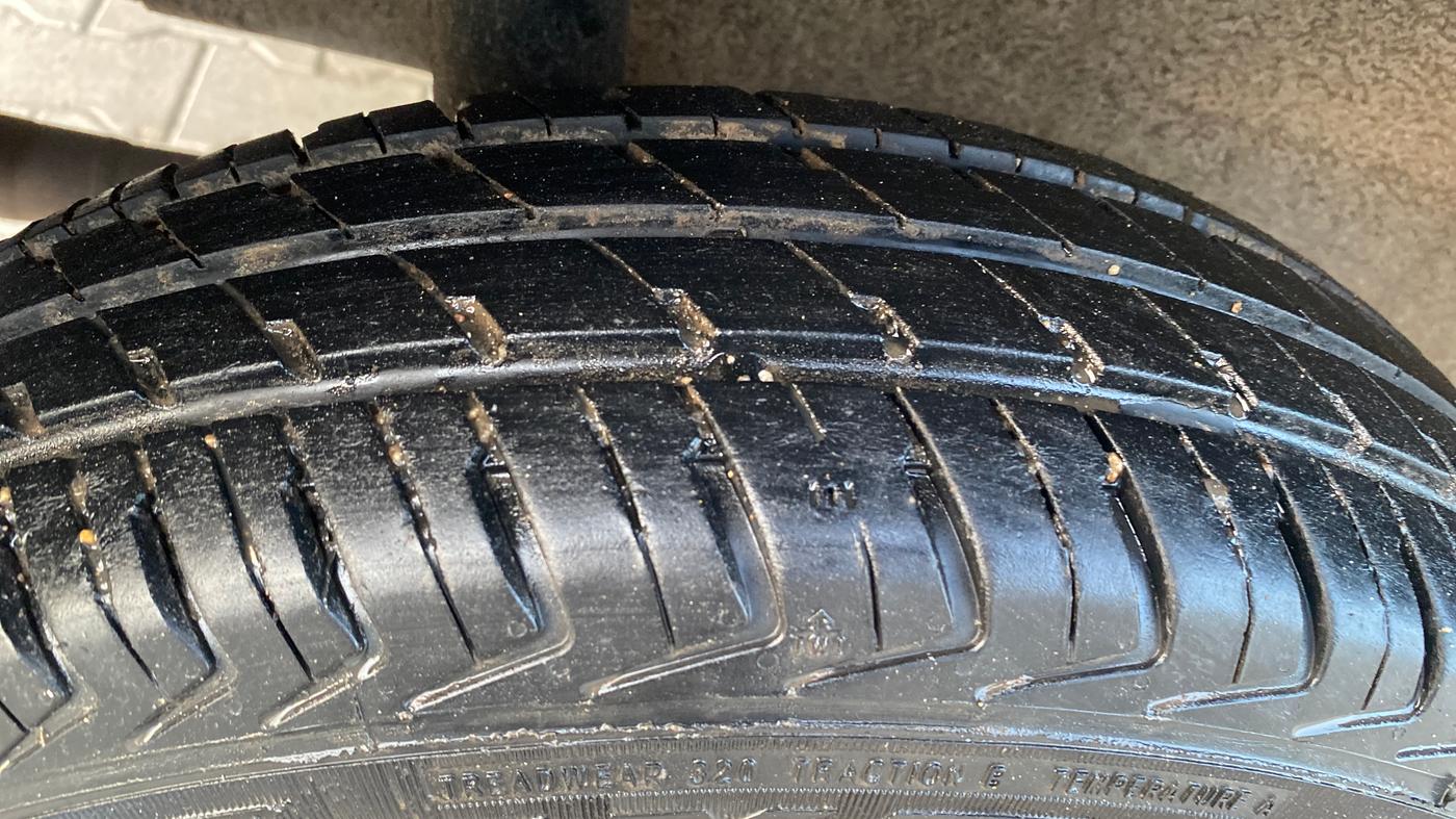 2024 Maruti Alto K10 VXI AMT, Petrol, Automatic, 21,611 km, Right Rear Tyre Tread