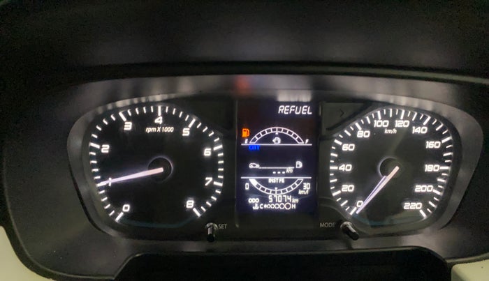 2023 Tata PUNCH PURE MT, Petrol, Manual, 57,074 km, Odometer Image