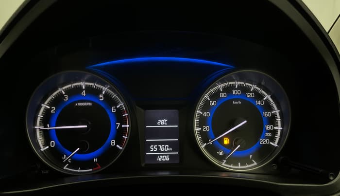 2016 Maruti Baleno DELTA PETROL 1.2, Petrol, Manual, 55,704 km, Odometer Image
