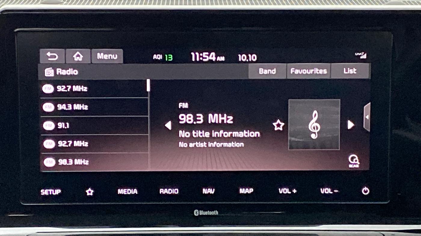2019 KIA SELTOS GTX 1.4 GDI AT PETROL, Petrol, Automatic, 41,979 km, Infotainment System