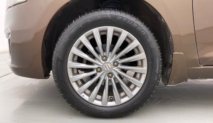2017 Maruti Ciaz ALPHA DIESEL 1.3, Diesel, Manual, 79,751 km, Left Front Wheel