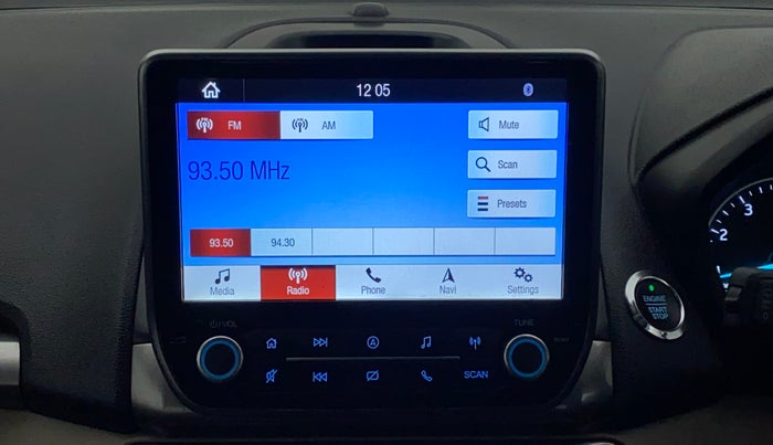 2021 Ford Ecosport TITANIUM 1.5L PETROL, Petrol, Manual, 23,965 km, Infotainment System