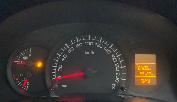 2012 Maruti Swift LXI, Petrol, Manual, 92,122 km, Odometer Image