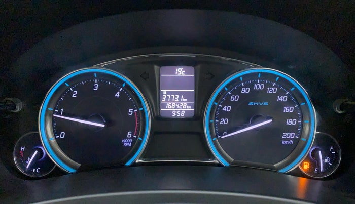 2016 Maruti Ciaz ZDI+ SHVS, Diesel, Manual, 1,68,380 km, Odometer View