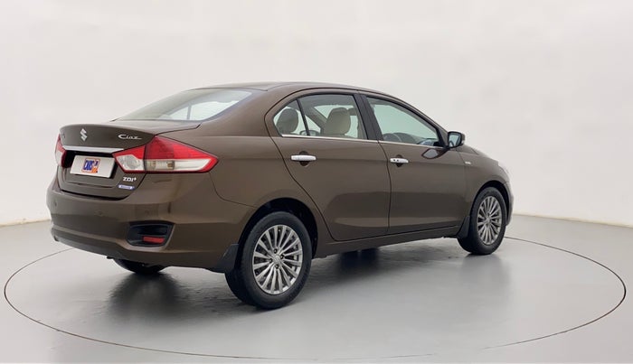 2016 Maruti Ciaz ZDI+ SHVS, Diesel, Manual, 1,68,380 km, Right Back Diagonal (45- Degree) View