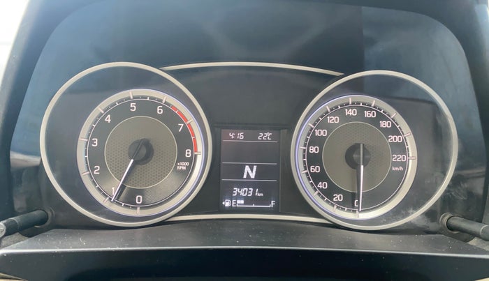 2017 Maruti Dzire ZXI PLUS AMT, Petrol, Automatic, 33,987 km, Odometer Image