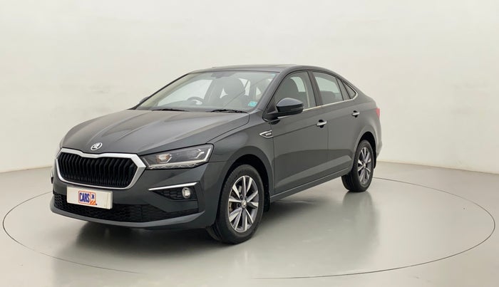 2022 Skoda SLAVIA STYLE 1.0 TSI AT, Petrol, Automatic, 22,496 km, Left Front Diagonal