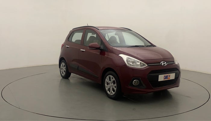 2014 Hyundai Grand i10 SPORTZ 1.2 KAPPA VTVT, Petrol, Manual, 56,459 km, Right Front Diagonal