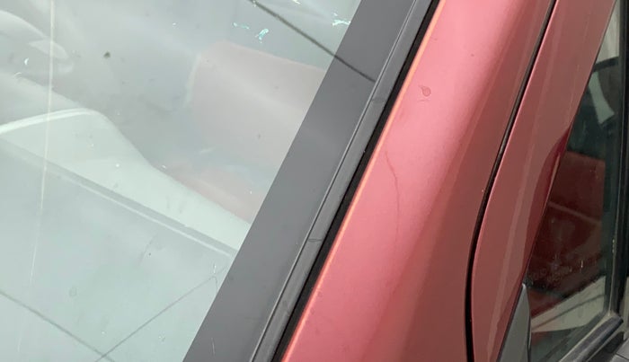 2012 Maruti Wagon R 1.0 LXI, Petrol, Manual, 65,900 km, Left A pillar - Paint is slightly faded