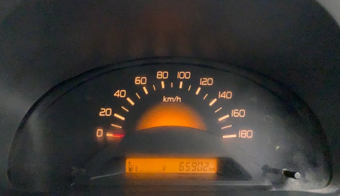 2012 Maruti Wagon R 1.0 LXI, Petrol, Manual, 65,900 km, Odometer Image