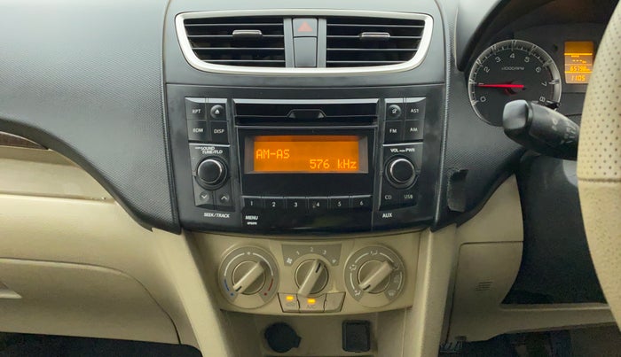 2017 Maruti Swift Dzire VXI, Petrol, Manual, 65,798 km, Air Conditioner