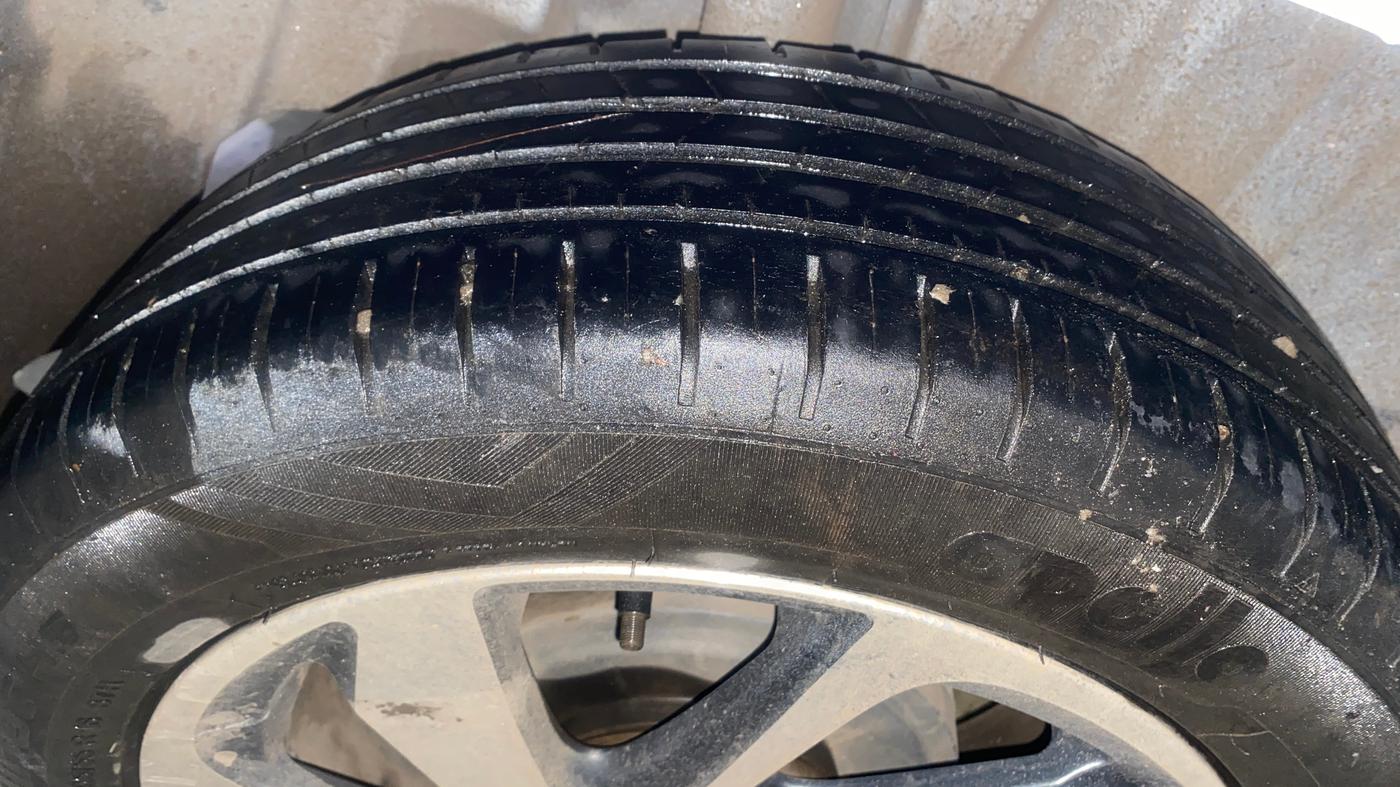 2024 Toyota Glanza V AMT, Petrol, Automatic, 49,209 km, Right Rear Tyre Tread