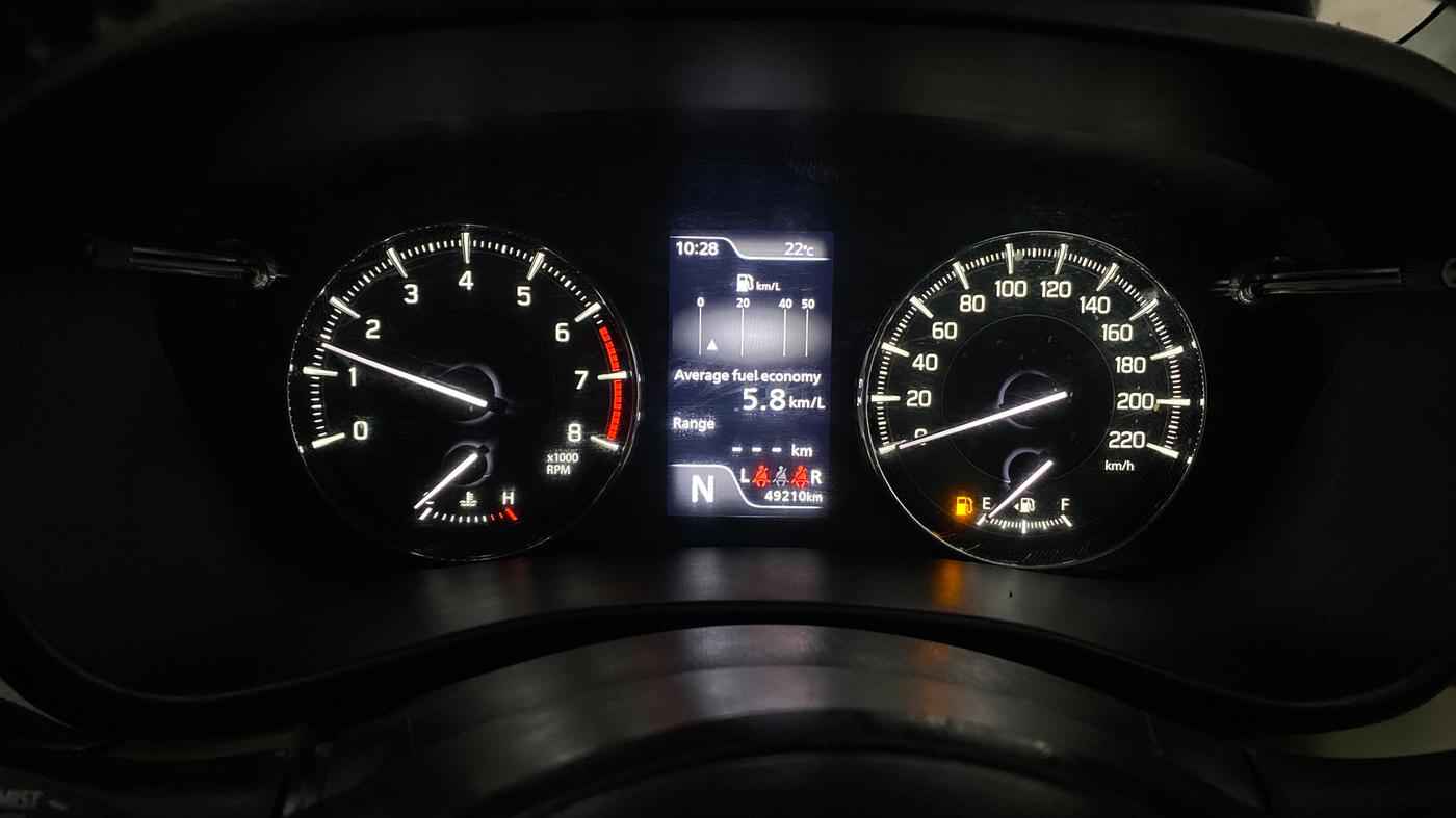 2024 Toyota Glanza V AMT, Petrol, Automatic, 49,209 km, Odometer Image