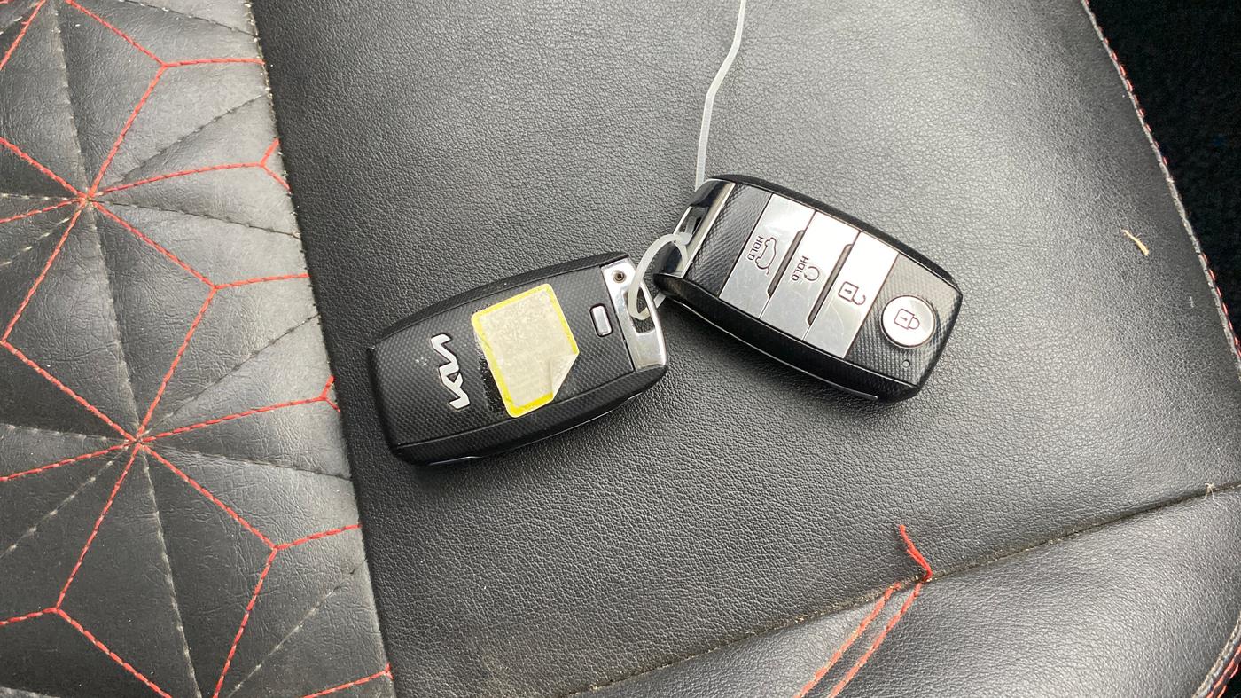 2021 KIA SELTOS HTX 1.5 PETROL, Petrol, Manual, 56,124 km, Key Close Up