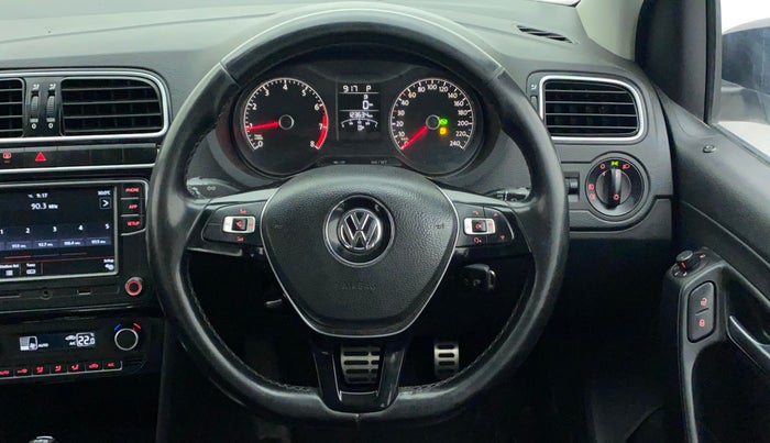 2018 Volkswagen Polo GT TSI AT, Petrol, Automatic, 1,23,890 km, Steering Wheel Close Up